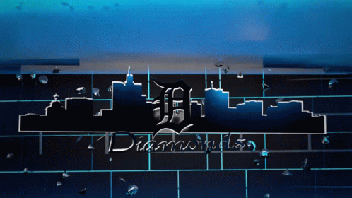 Brick Wall City Skyline With Word Diamonds