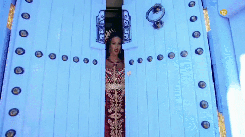 Bride Open Door GIF