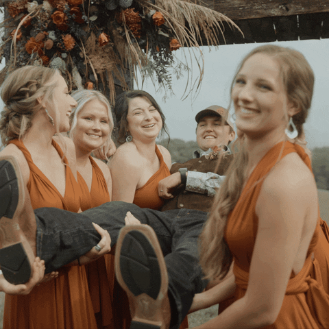 Bridesmaid Carried Ladies Man GIF