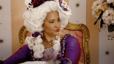 Bridgerton Queen Charlotte Shoo Go Away GIF