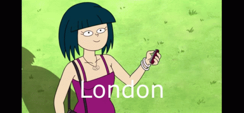 Bridgette Saying London GIF
