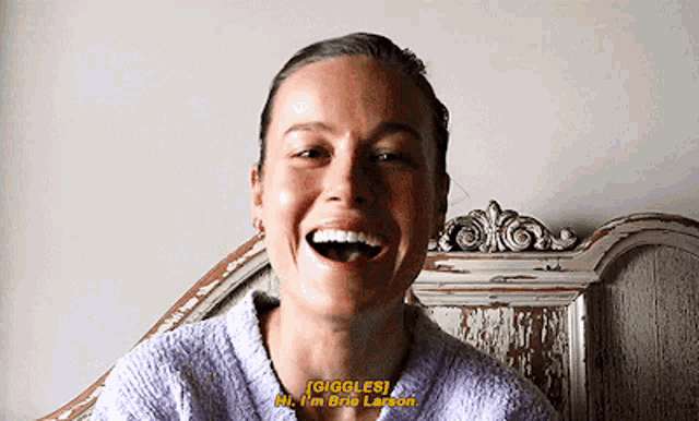 Brie Larson Hi Im Brie Larson Gif GIF