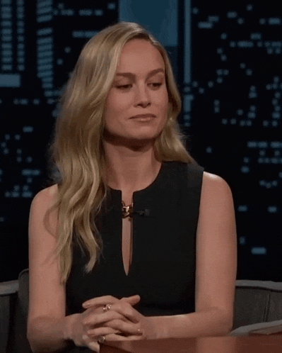 Brie Larson Jimmy Kimmel Gif GIF