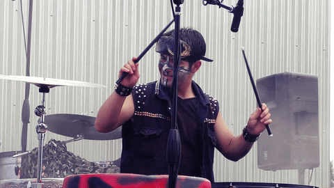 Bright Day Concert Band Rimshot GIF