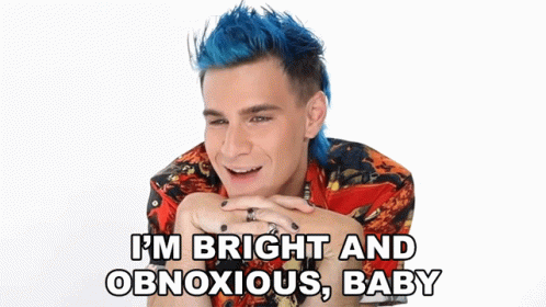 Bright Obnoxious Brad Mondo GIF