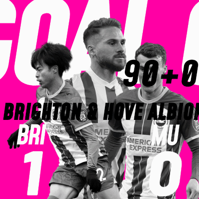 Brighton And Hove Albion Scoring Goal GIF