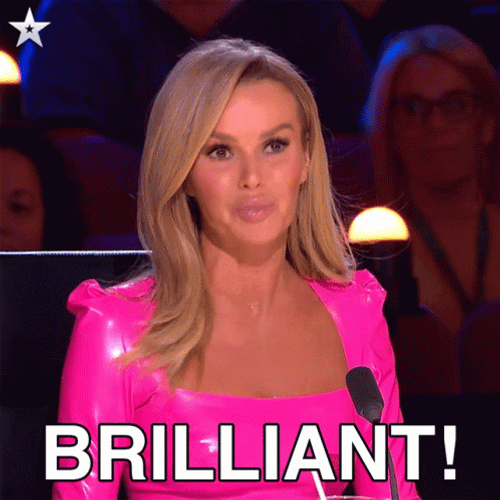 Brilliant Amanda Holden GIF