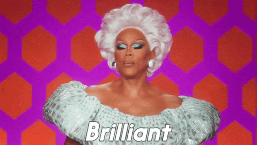 Brilliant Celebrity Ru Paul GIF