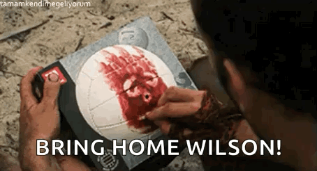 Bring Home Wilson Cast Away Parody GIF