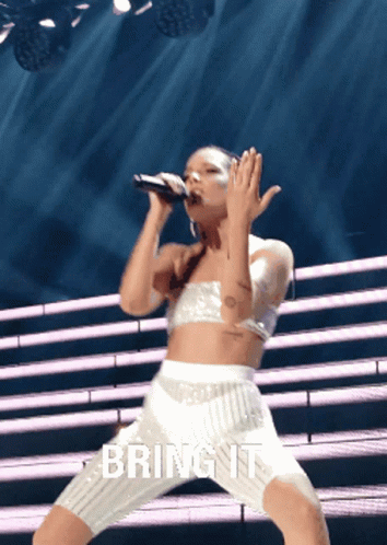 Bring It Halsey Singing Dancing GIF