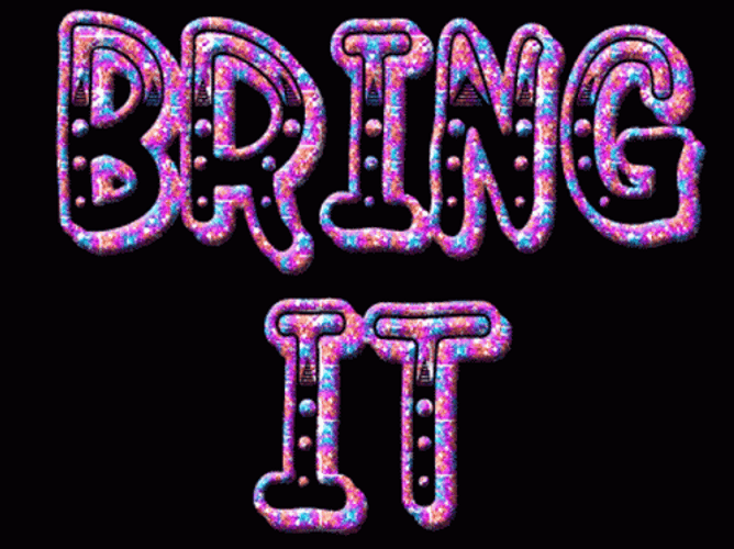 Bring It Glitter Effect GIF