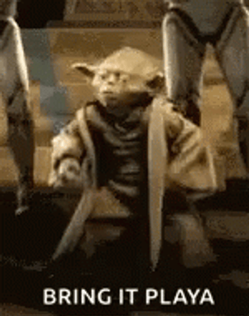 Bring It Playa Yoda Dancing GIF