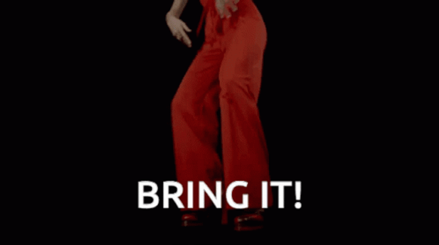 Bring It Red Lady GIF