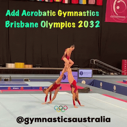 Brisbane Olympics 2022 Acrobatics Poster