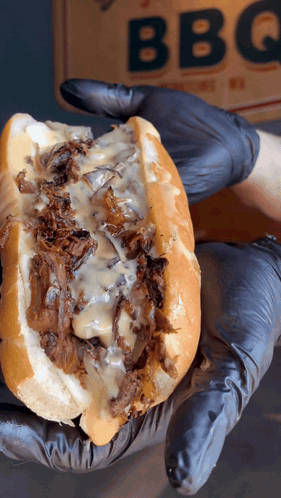 Brisket Footlong Burger GIF