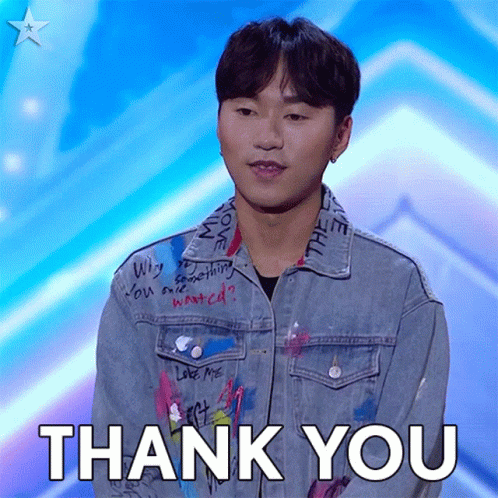 Britain's Got Talent Junwoo Gratitude GIF