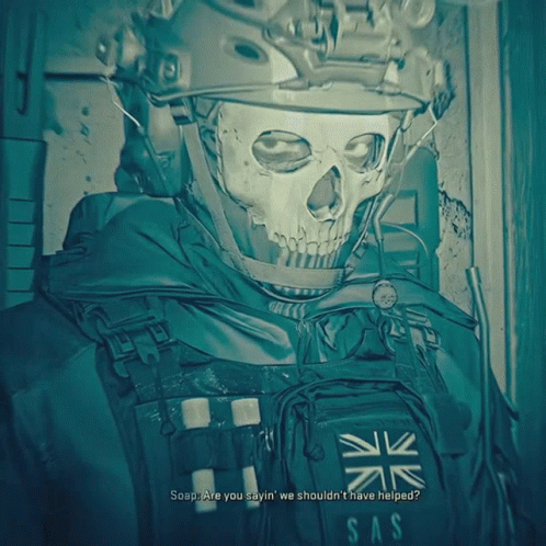 British Flag Soldier Saying Soap Shouldn't Have Helped