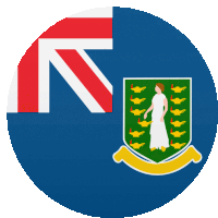 British Virgin Islands Flags Sticker GIF