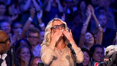 Britney Spears Blowing Kisses GIF