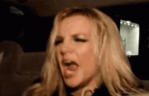 Britney Spears Making Funny Face