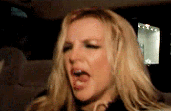 Britney Spears Making Funny Face