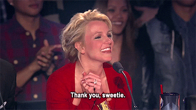 Britney Spears Thank You Sweetie GIF