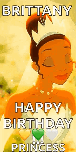Brittany Is A Princess From The Disney Movie The Princess And The Frog GIF