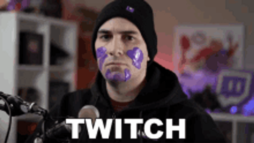 Brksedu Purple Face Paint Twitch GIF