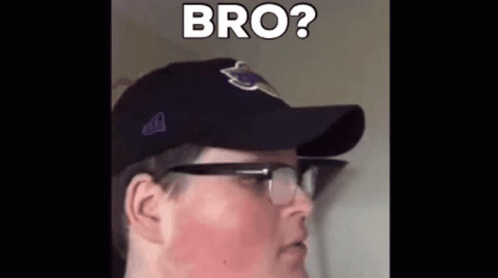 Bro Startled Man Removing Eyeglass GIF