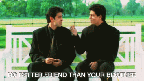 Bro Shah Rukh Khan And Hrithik Roshan Hugging GIF