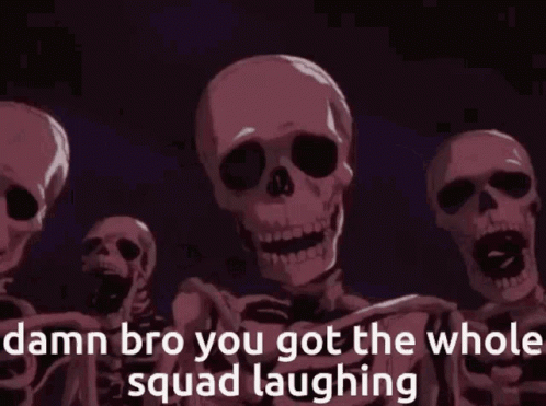 Bro Graveyard Skulls Watching GIF