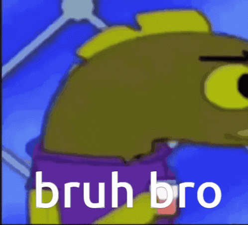 Bruh Bro Disaponted Fish Reaction GIF