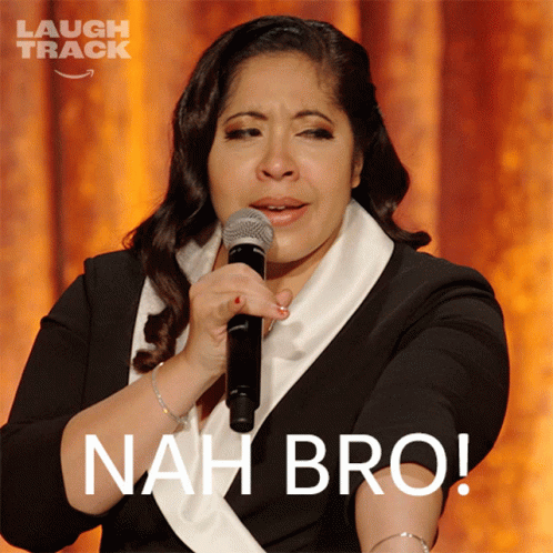 Nah Bro Gina Brillon Singing GIF