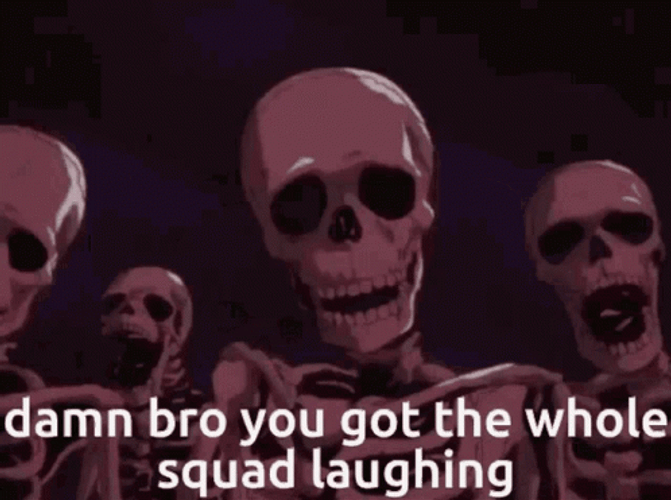 Bro Graveyard Skulls Watching GIF