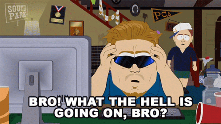 Bro PC Principal Confused South Park GIF
