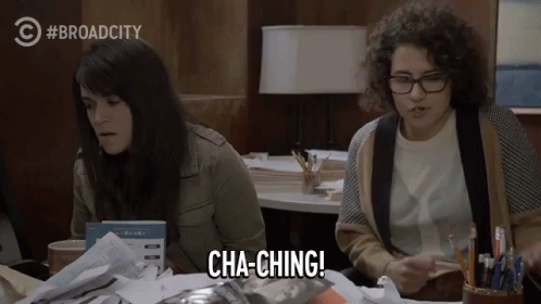 Broad City Cha Ching Scene GIF