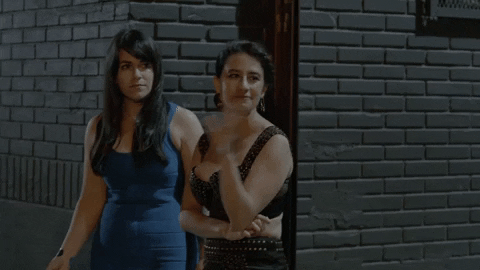 Broad City Character Waving K Bye GIF