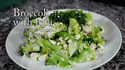 Broccoli With Tofu GIF
