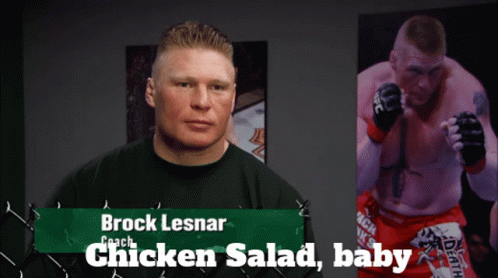 Brock Lesnar Chicken Salad Baby GIF