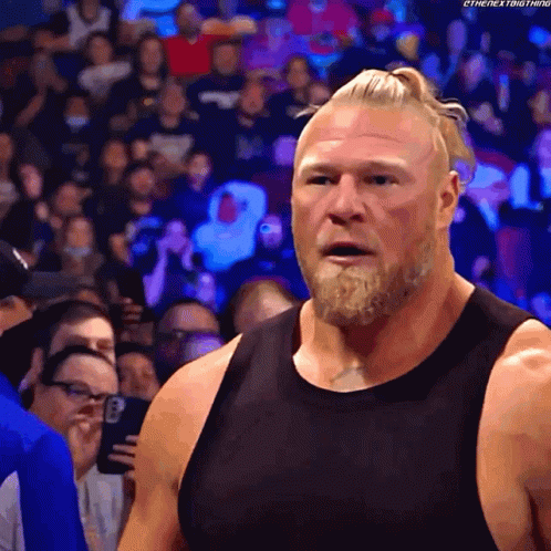Brock Lesnar Destroy Roman Reigns GIF