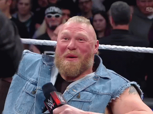 Brock Lesnar Smart Man GIF