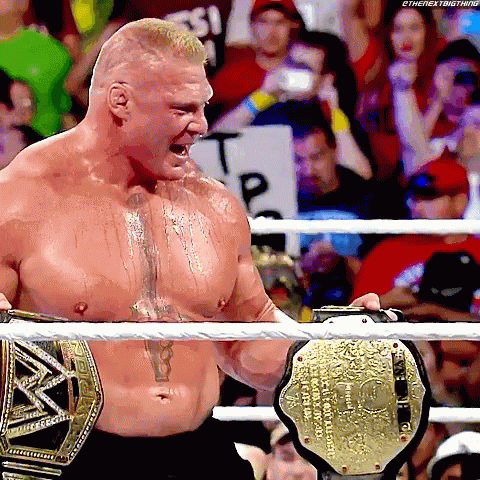 Brock Lesnar Summer Slum Champions GIF