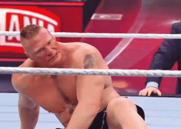 Brock Lesnar Vs Hunt GIF