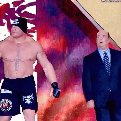Brock Lesnar Vs Hunt 480 X 480 Gif GIF
