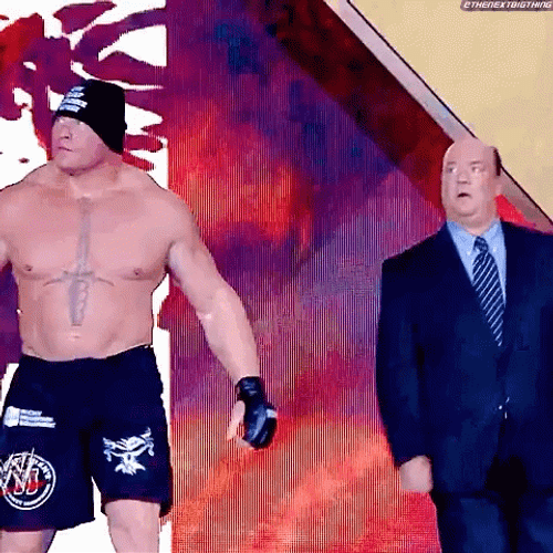 Brock Lesnar Vs Hunt GIF