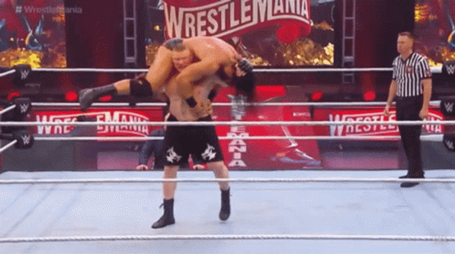 Brock Lesnar Vs Hunt GIF