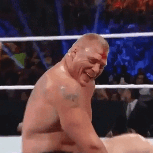 Brock Lesnar Vs Hunt GIF