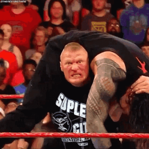 Brock Lesnar Vs Hunt GIF