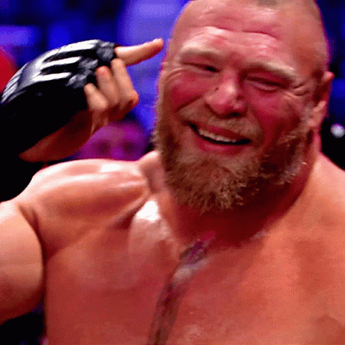 Brock Lesnar Vs Hunt GIF