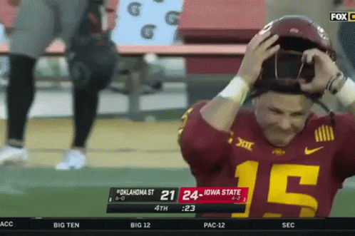 Brock Purdy Remove His Helmet GIF